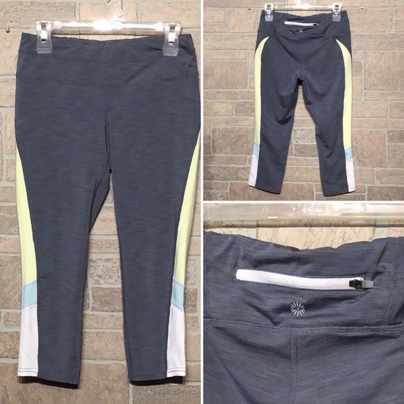 Tangerine Pants - Tangerine - Sz S -  yoga capri w/ back pocket